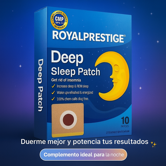 Agrega el parche para dormir y acelera tus resultados nocturnos 🌙✨